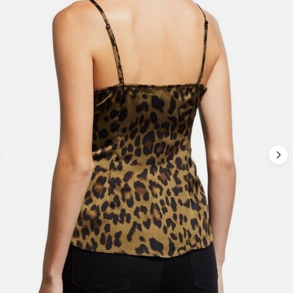 Endless rose green leopard print top size L - Picture 2 of 10